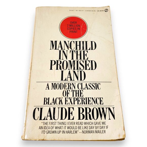 Manchild in the Promised Land Claude Brown Vintage Paperback Biography Memoir - Picture 1 of 14